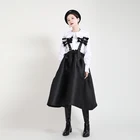 For High-quality One-shoulder Waistcoat Two-piece Loose And Lazy Temperament Long-sleeved Shirt For Women