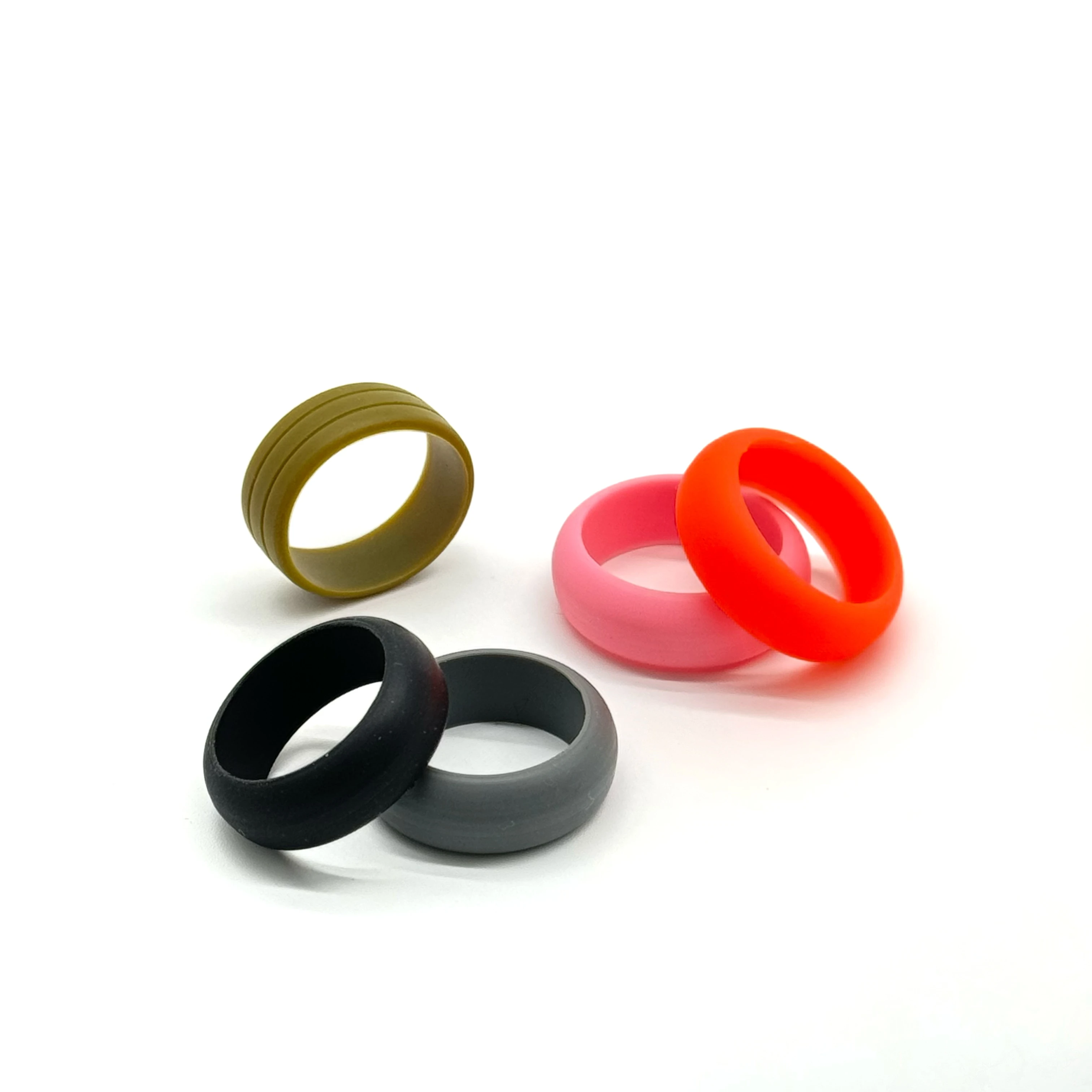 Unisex Creative Design Rubber Wedding Ring Fashionable Silicone Finger Ring with Moulding Processing Service Sealing supplier