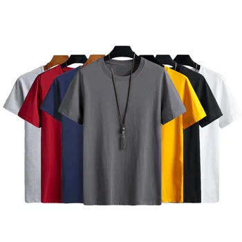 Wholesale High Quality Mens, Blank Camisas Modal Tshirt Printing Custom Plain T-shirt Logo Printed Black T Shirts/