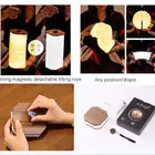 Gifts 360 Degree Folding Christmas Lights For Kids Man Woonden Accordion Light For Gifts With USB Lamp