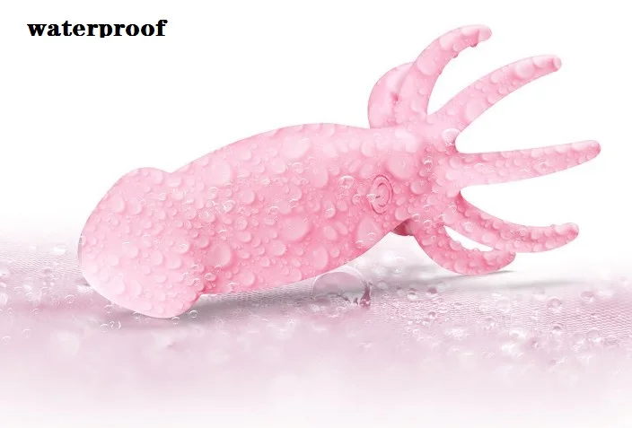 Adult Sex Toy Mini Octopus Shaped Vibrator Waterproof Silicone Remote