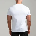 Blank Plain Custom LOGO Printed Cotton T-shirt White Blank Plain Men Tshirt With LOGO