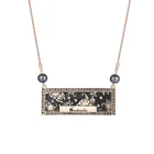 Pearl Pendant Exported Good Quality Trending Pearl Beaded Fashion Pendant Necklace Hawaiian Custom Necklace