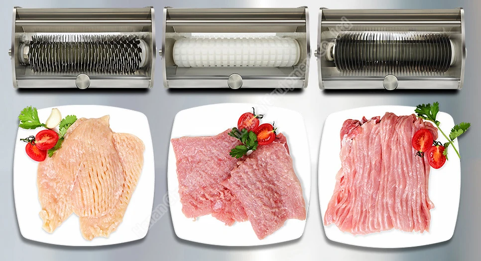 Hand Crank Meat Tenderizer Head Electric Tenderizing Machine Tenderizer