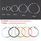 Hoop Earrings Stainless Steel Large Hoop Earrings For Women Fashion Jewelry Wholesale