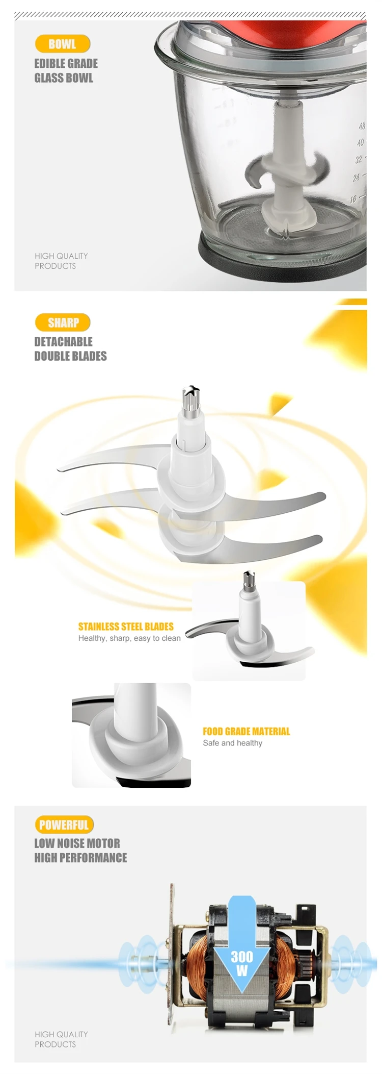 Picador de vegetais multiuso em aço inoxidável com lâmina dupla
