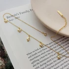 Heart VIANRLA 18k Gold Plated Choker Necklaces Star And Heart With Cz Women Choker Necklace