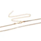Sexy New Fashion Sexy Rhinestone Waist Gold Hip Hop Chain Slim Waist Chain Women