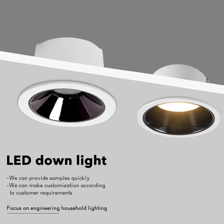 Ultra-thin ip65 waterproof downlight embedded Smd moisture-proof foggy lantern led downlight