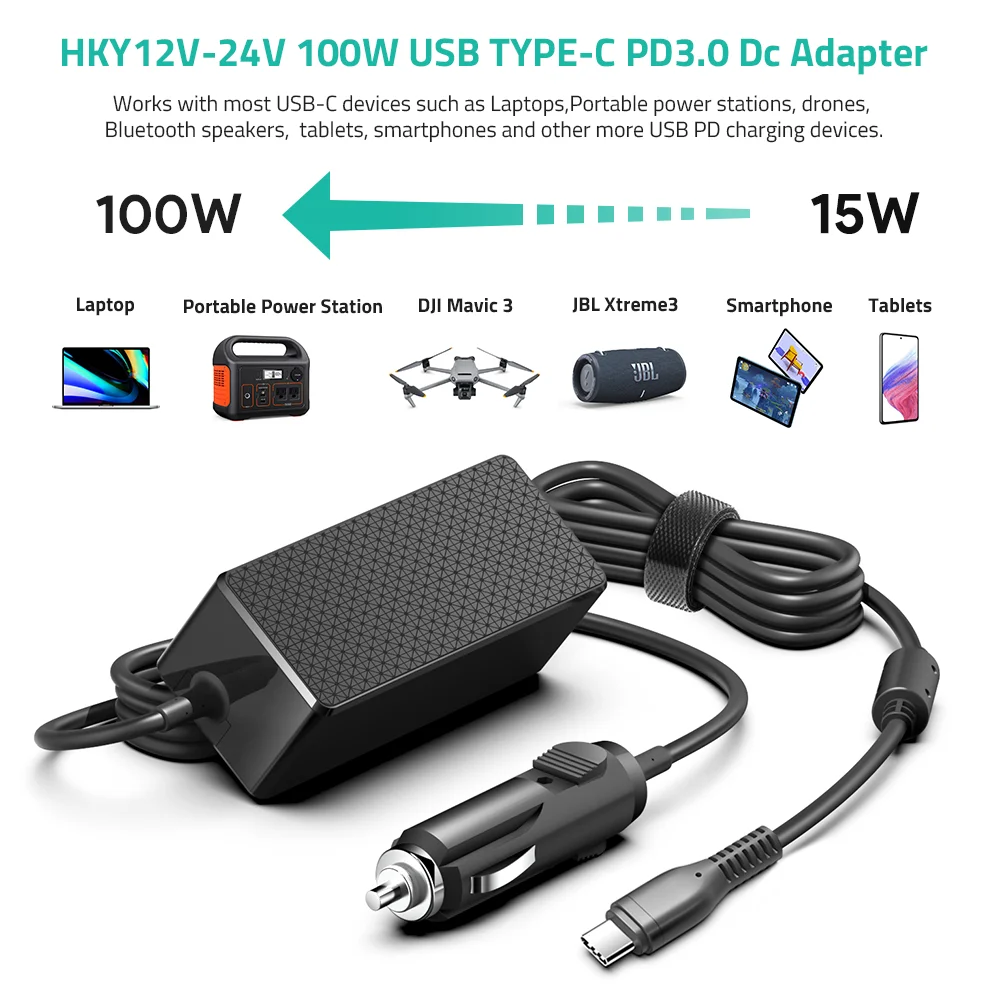 Cypress Ic C Car Charger Adapter Type C 30w Pps 45w Super Fast Charging Qc 18w Led Cigarette Lighter Laptop - Buy Usb C Car Charger Adapter 120w,100w Car