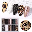Nail Art 2021 Amovol 3D Decals Luxury Design Nail Foil Art Nail Stickers Decals For Women And Girls