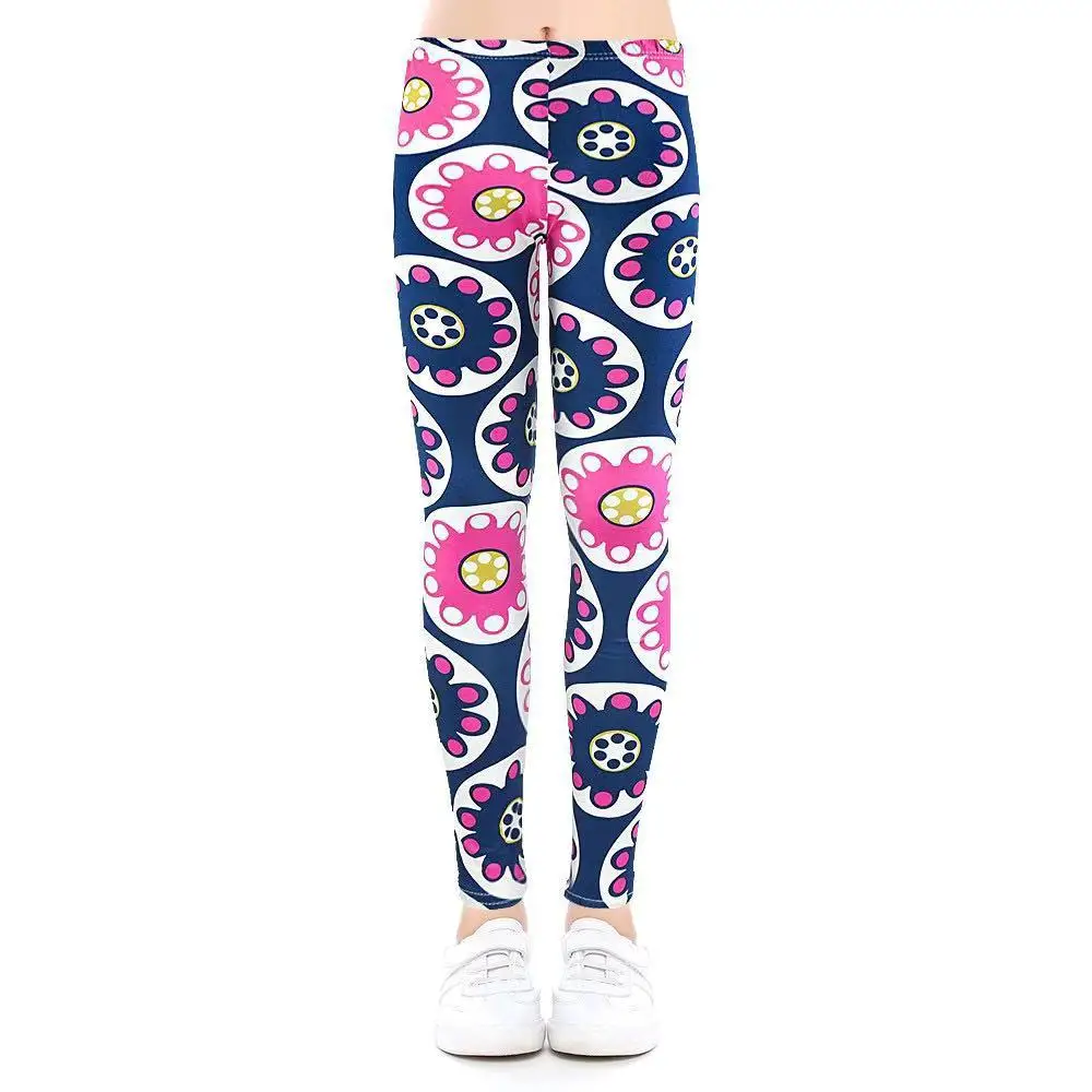 2022 New Fashion Girls' Printed Tights 
