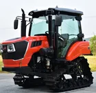 Tractors High Quality Nongfu Rubber Crawler Paddy Field 4WD 90HP Tractors