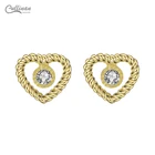 Heart Heart Designer Earring Gold Filled Jewelry Mothers Day Gifts Set Gold Love Heart Shape Hoop Earring