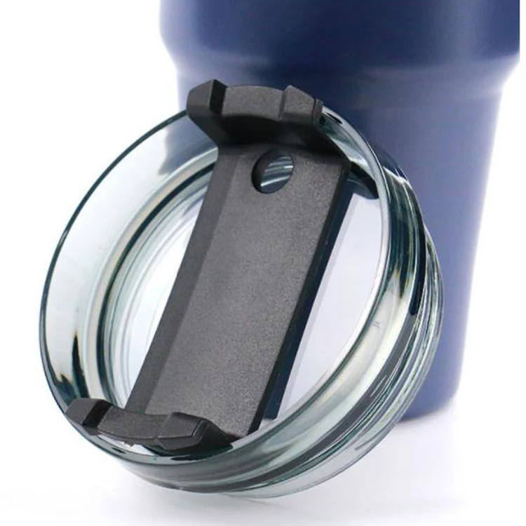 Promotional Gift Custom Logo Stainless Steel Travel Car Mug with Handle