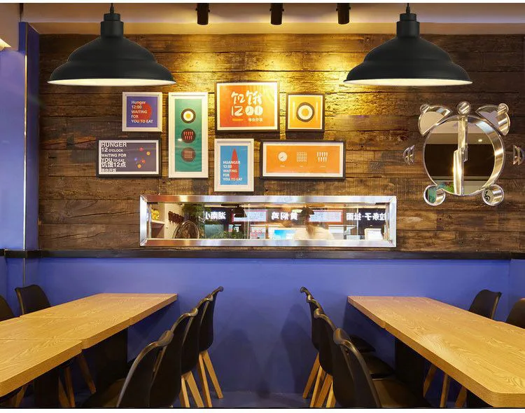 Restaurant bar lights design antique industrial Iron modern vintage pendant lamp