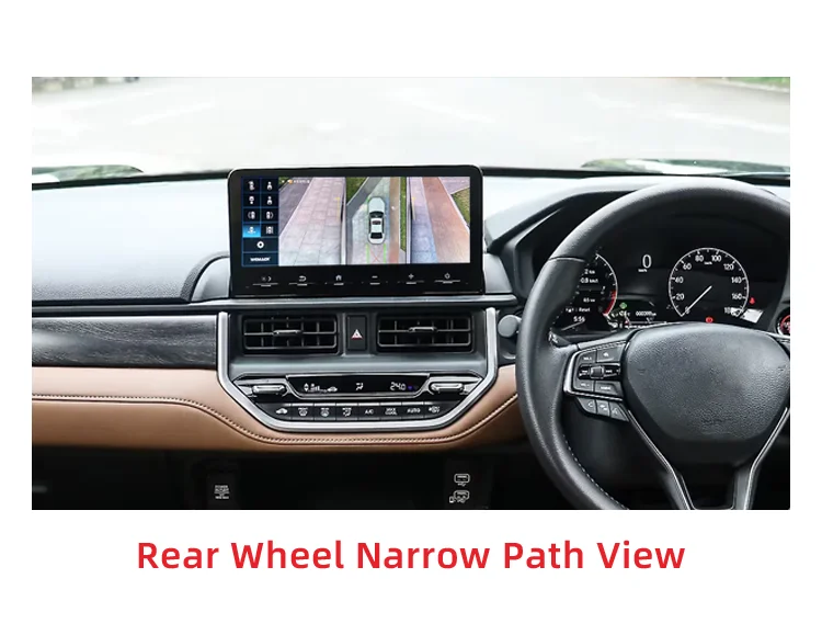 Wemaer Car 360 Degree Panoramic Camera Original Screen Bird View System Dynamic Trajectory Decoder for Honda Elevate factory