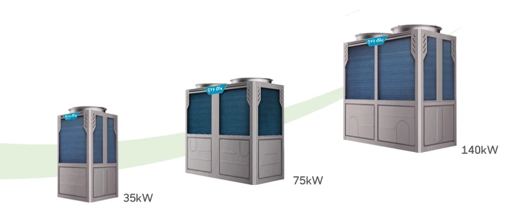 Evi Heat Pump, 30KW, 65KW, 130KW, HVAC - detail 12