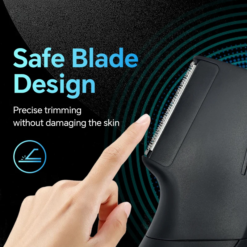 Men's Full Body Water Wash Shaver Set Multi-Functional Electric Hair Trimmer Waterproof Body Groomer details