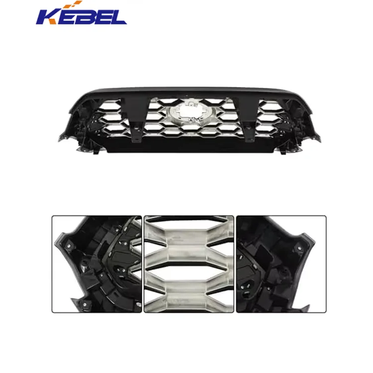 KEBEL Atuo Body Parts Good Price Matte Black Honeycomb Front Upper Hood Grille Assembly Replacement for Toyota Tacoma 2016-2023 manufacture