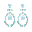 Screw End Earring Herkimer Rose Quartz Earrings