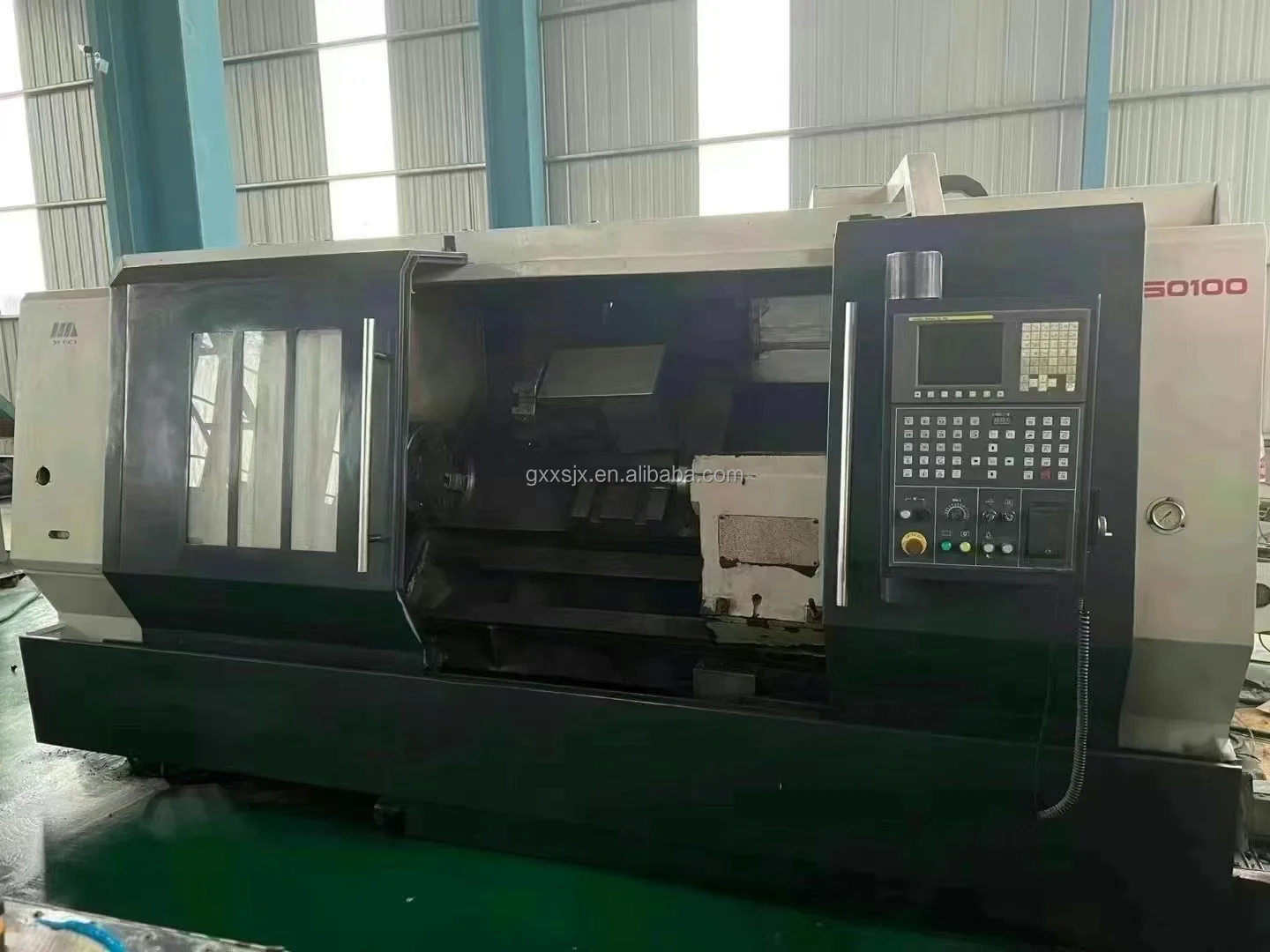 cnc slant bed lathe