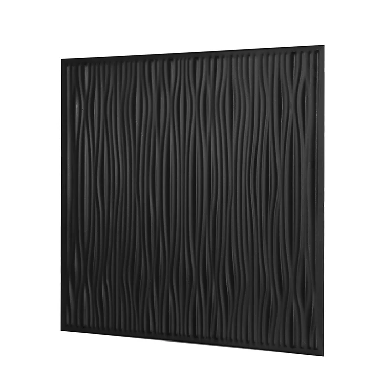 Interior decoration insulated materials glue up 2x2 pvc ceiling tiles