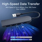 Usb USB HUB 3.0 External 4 Port USB Splitter With Micro USB Charging Hubs For Laptop