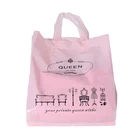 Plastic Handbag Custom Printed Logo Organic Plastic Shopping Handbags