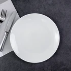 Plate Plate Manufacturers Wholseale 7 8 9 10 Inch Custom Porcelain Hotel Ceramic Weight White Plate Weeding Plate