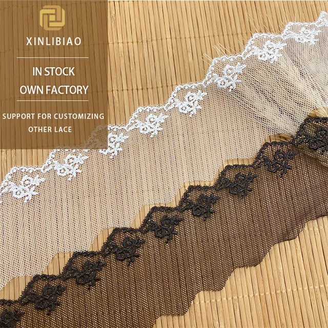 Delicate embroidery lace wedding dress dress trim garment accessories water soluble mesh lace