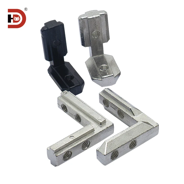 Aluminum Profile Accessories 20/30/40/45 Aluminum Profile Corner groove Built-in Corner Code Internal Connector L-shaped details