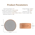 Stereo Mini Portable Wireless Bluetooth Speaker Music Stereo Wooden Speaker A60 Subwoofer