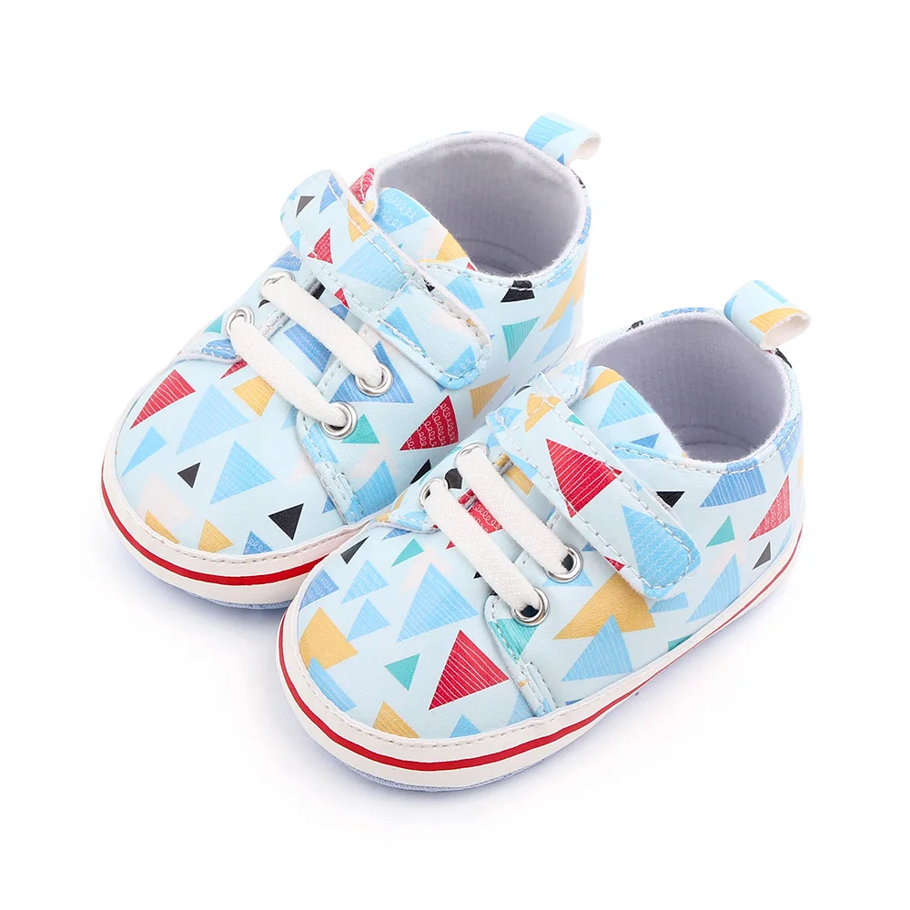 0-1 Year Old Baby Boys and Girls Light Color Cute Cartoon High Top Casual Soft Soled Toddler Shoes manufacture