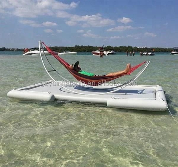 inflatable floating island with tent.jpg