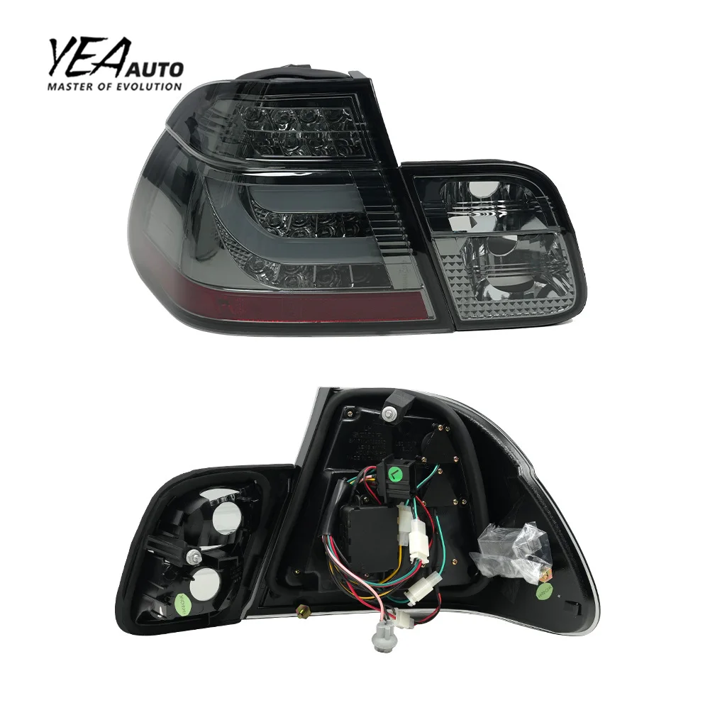 product led taillight for bmw 3 series 4 door 318i 325 e46 lci sedan 2002 2004 tail lights e46 rear lights-7