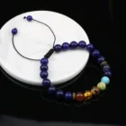 Stone String Stonestone Joycuff Handmade Jewelry Round Stone Lava Bracelet Tiger Eye String Rope Bracelet Accessory