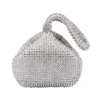 Crystal Bag Hot Sale Luxury Bling Crystal Rhinestone Evening Bag Women Diamond Small Triangle Purse