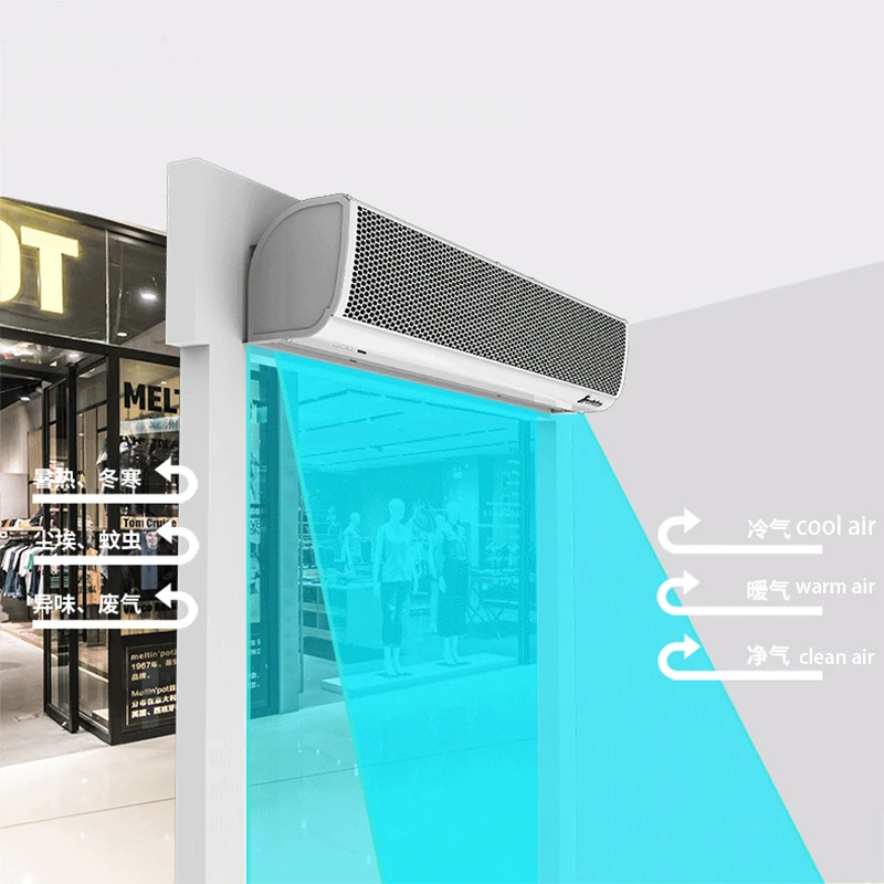 Air Curtain, 900-2000mm, 220~ 240V, 8000m³ - detail 4