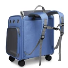 Blue Bag Blue Hot Selling Portable And Easy To Clean Multifunctional Pet Backpack Blue Pet Carrier Bag