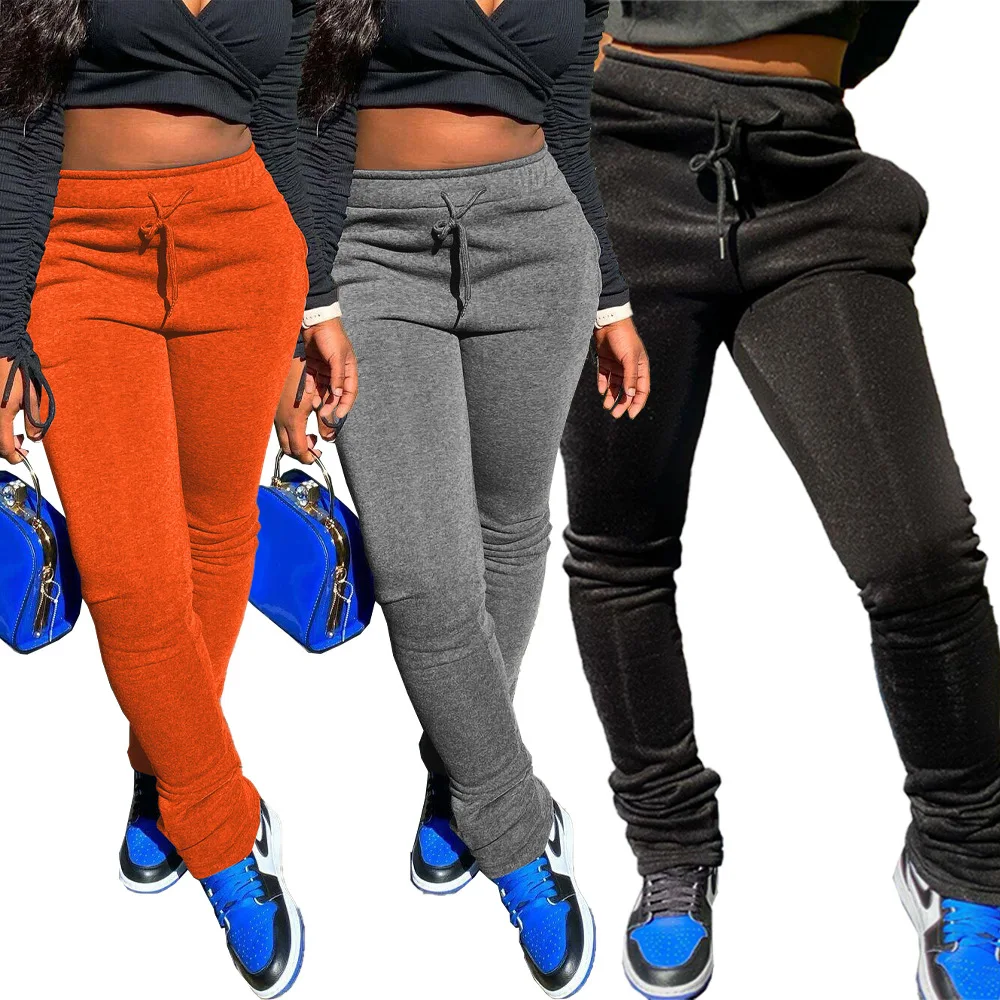 Stacked Sweatpants Women Pants 2022 