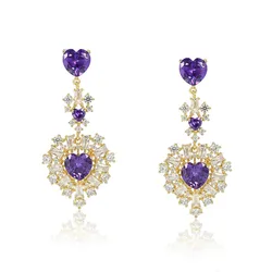 earring-697 xuping jewelry Royal exquisite elegant luxury full diamond wedding banquet wedding jewelry earrings