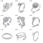Jewelry Sterling Silver Silver 925 Silver New Fashion Jewelry 2021 925 Sterling Silver Zircon Wedding Rings