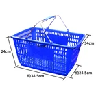 Supply Promotional China Supply Plastic Promotional Shopping Basket For Supermarket Canasta Supermercado