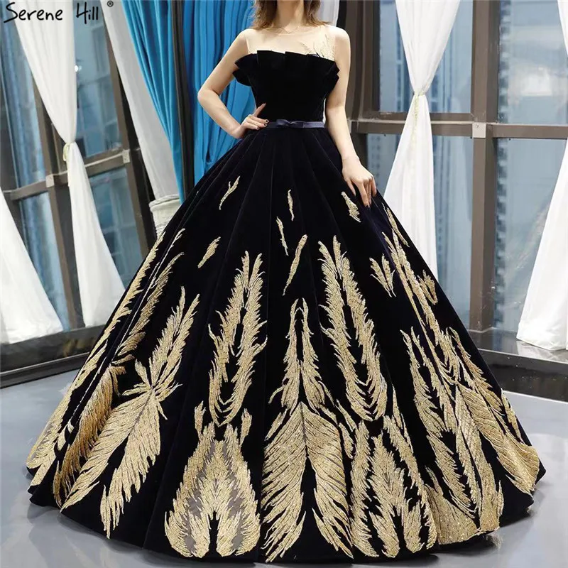 black and gold dress for women