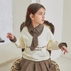 Kids Set Clothings Fashion Kids Set Clothings Girl Baby Suit Tops + Striped Skirt 2PCS Outfit European Child Suit