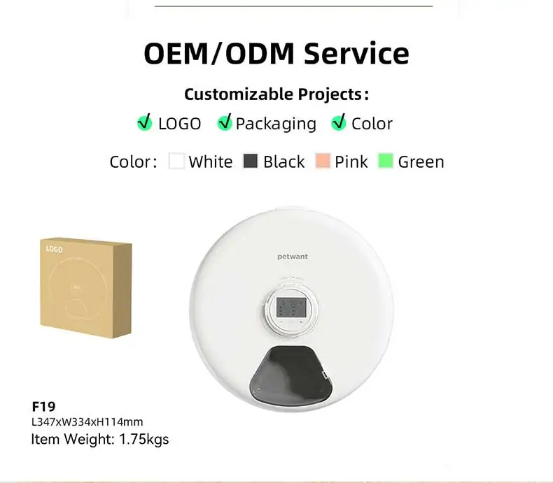Hot Sale 6 Meal Pet Smart Feeder 24H Timing Cold Fresh Food Dispenser for Dogs and Cats Automatic Pet Feeding Supplies factory