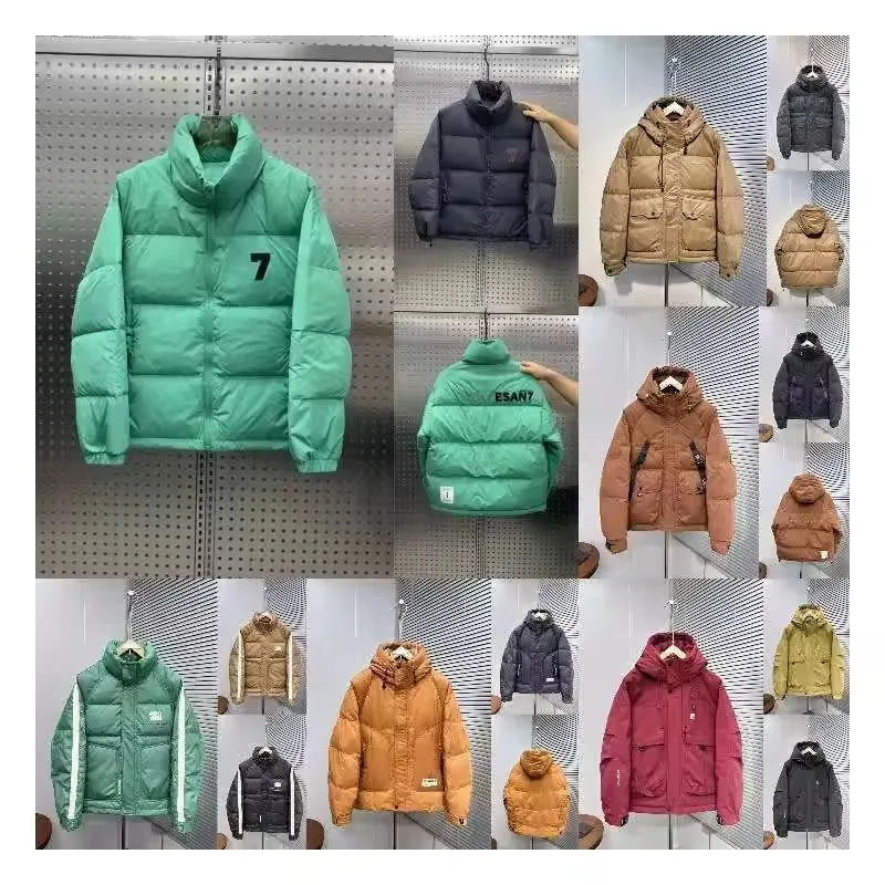 Wholesale fashion designer men's coats Custom down foam men's down jackets men's winter coats