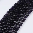 Beads Jewelry Beads Factory 16mm Precious Stone String Violet Gold Stone Beads For Jewelry Making