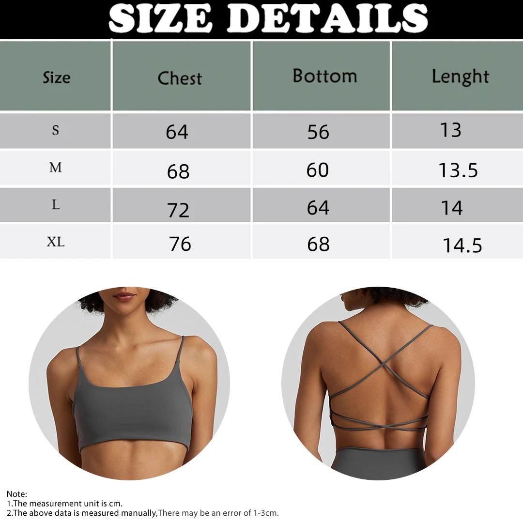 Sexy Backless Crisscross Yoga Tank Top Women High Neck Lace Up Back Sports Bras with Removable Pads Running Workout Crop Tops
